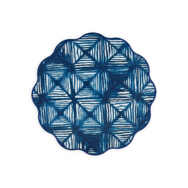 jogo americano impermeável shibore azul