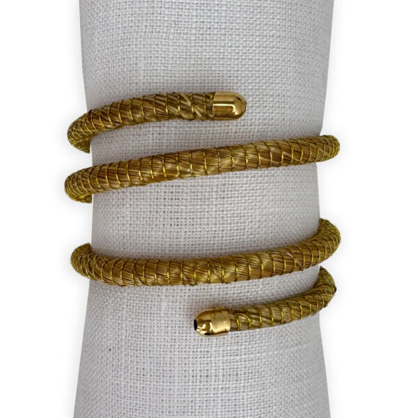 Porta guardanapo capim dourado