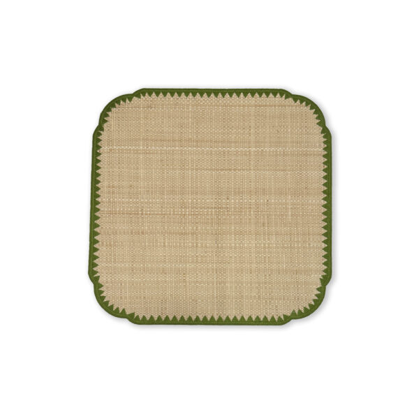 jogo americano palha de buriti natural debrum verde folha